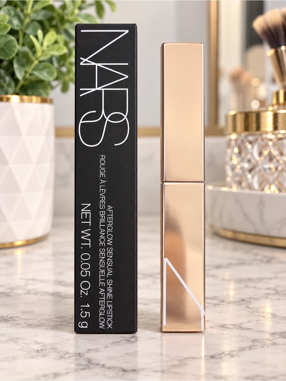 NARS Afterglow Sensual Shine Lipstick Wild Ride 227 Burgundy Red NEW